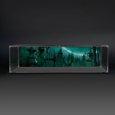 Display Case for Warhammer® Army with Commorragh Background