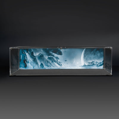 Display Case for Warhammer® Army with Frozen Wasteland Background