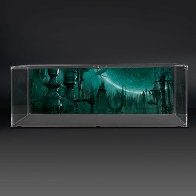 Display Case for Warhammer® Army with Commorragh Background