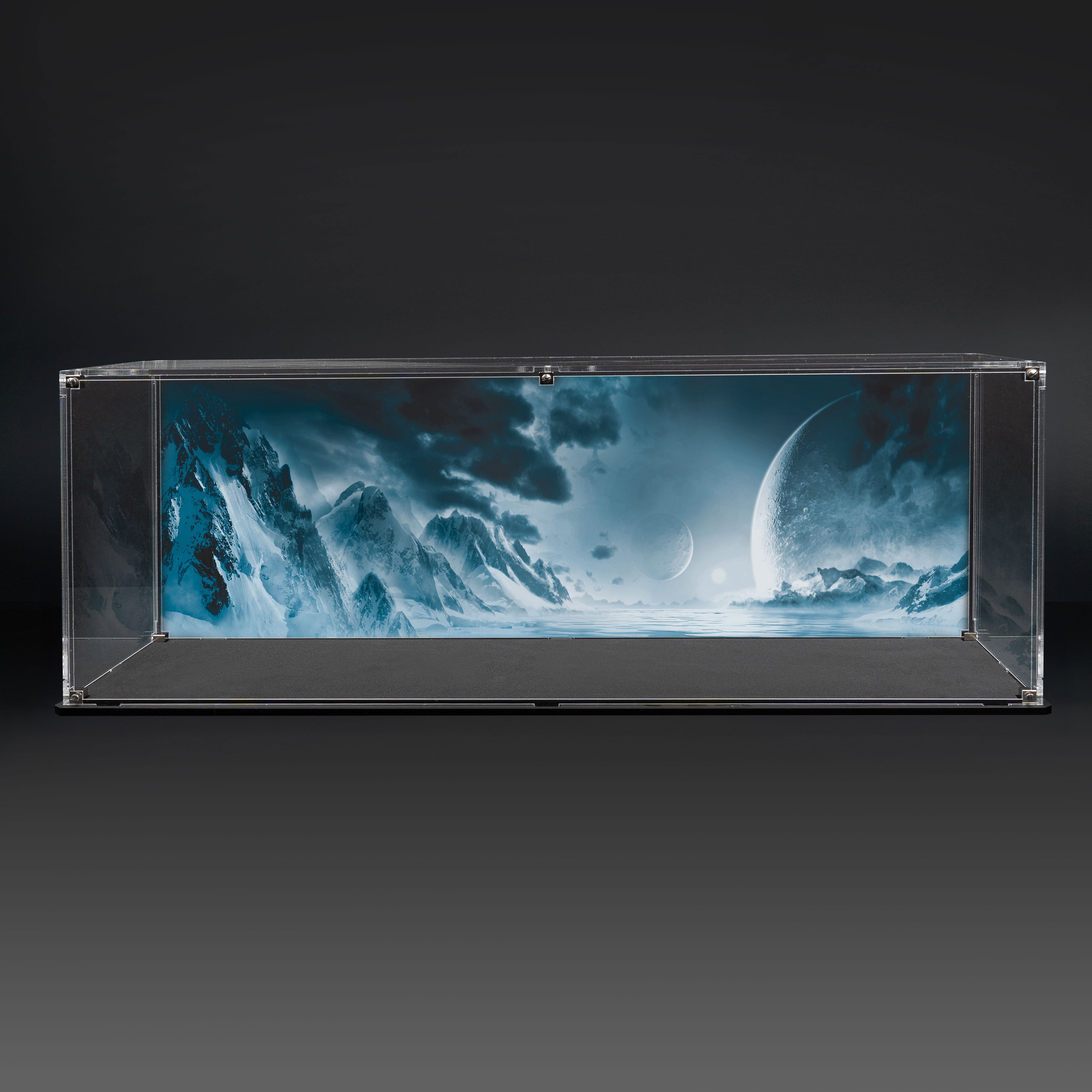 Display Case for Warhammer® Army with Frozen Wasteland Background
