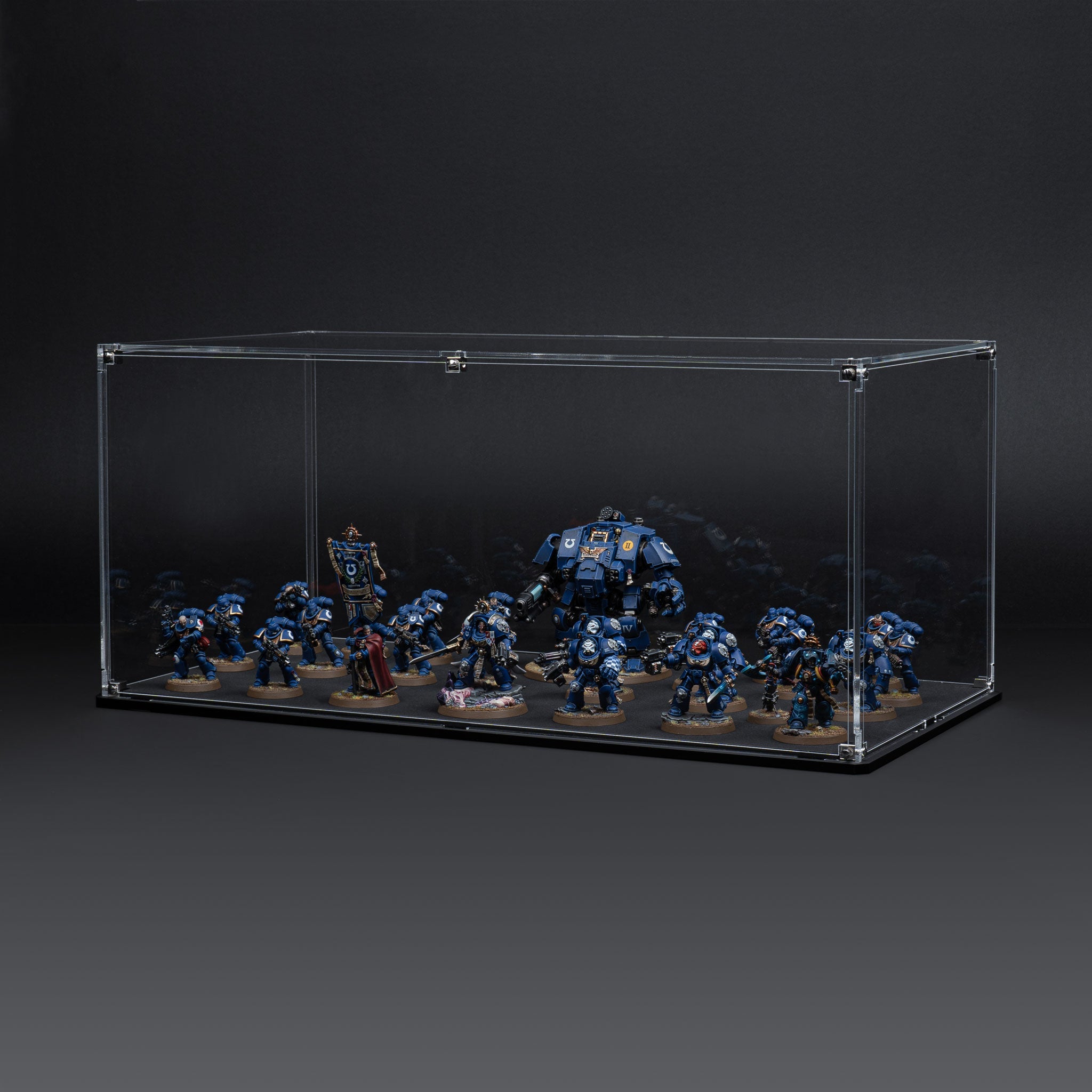 Display Case for Warhammer® Army with Clear Background