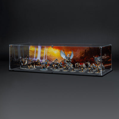 Display Case for Warhammer® Army with Eternal Conflict Background