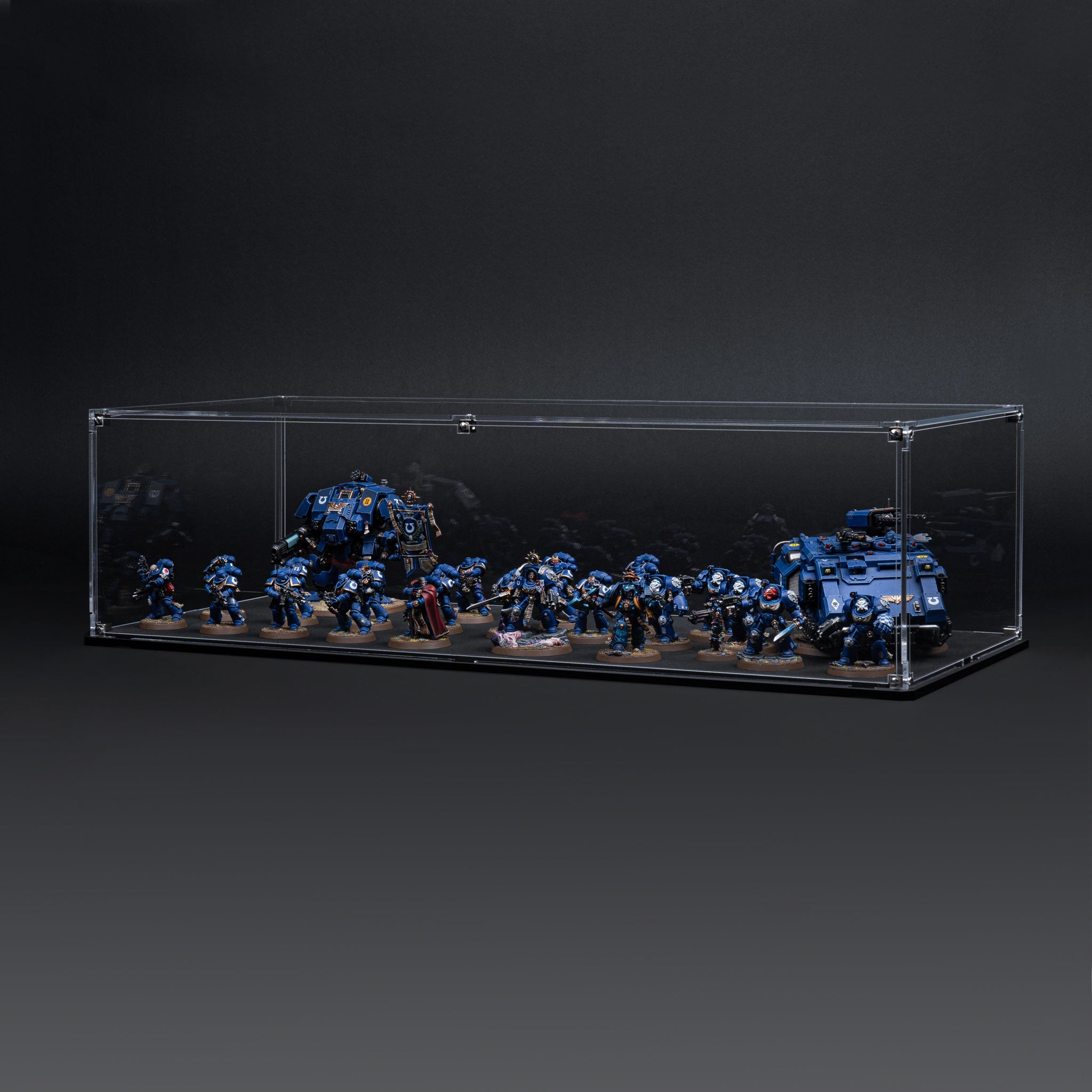 Display Case for Warhammer® Army with Clear Background