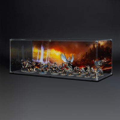 Display Case for Warhammer® Army with Eternal Conflict Background