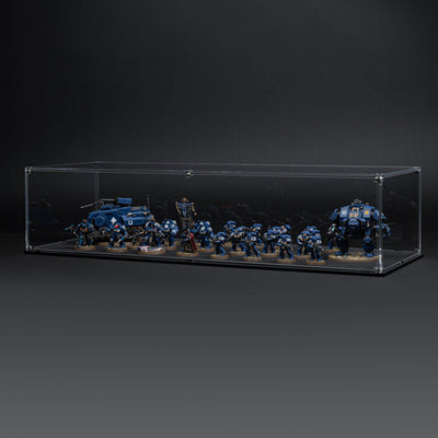 Display Case for Warhammer® Army with Clear Background