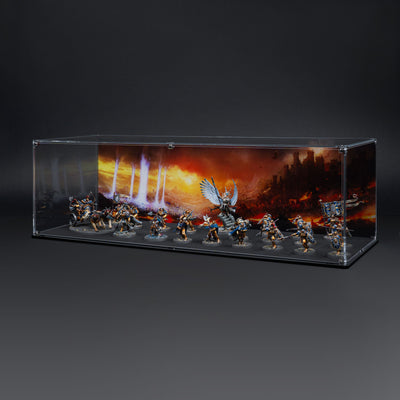 Display Case for Warhammer® Army with Eternal Conflict Background