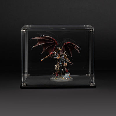Oversized Miniature Display Case for Warhammer® with Clear Background