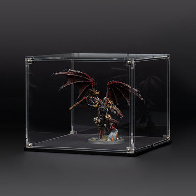 Oversized Miniature Display Case for Warhammer® with Clear Background