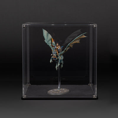 Oversized Miniature Display Case for Warhammer® with Clear Background