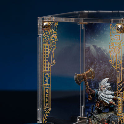 Limited Edition Display Case & Plaque for the Warhammer® Grombrindal Commemorative Anniversary Miniature