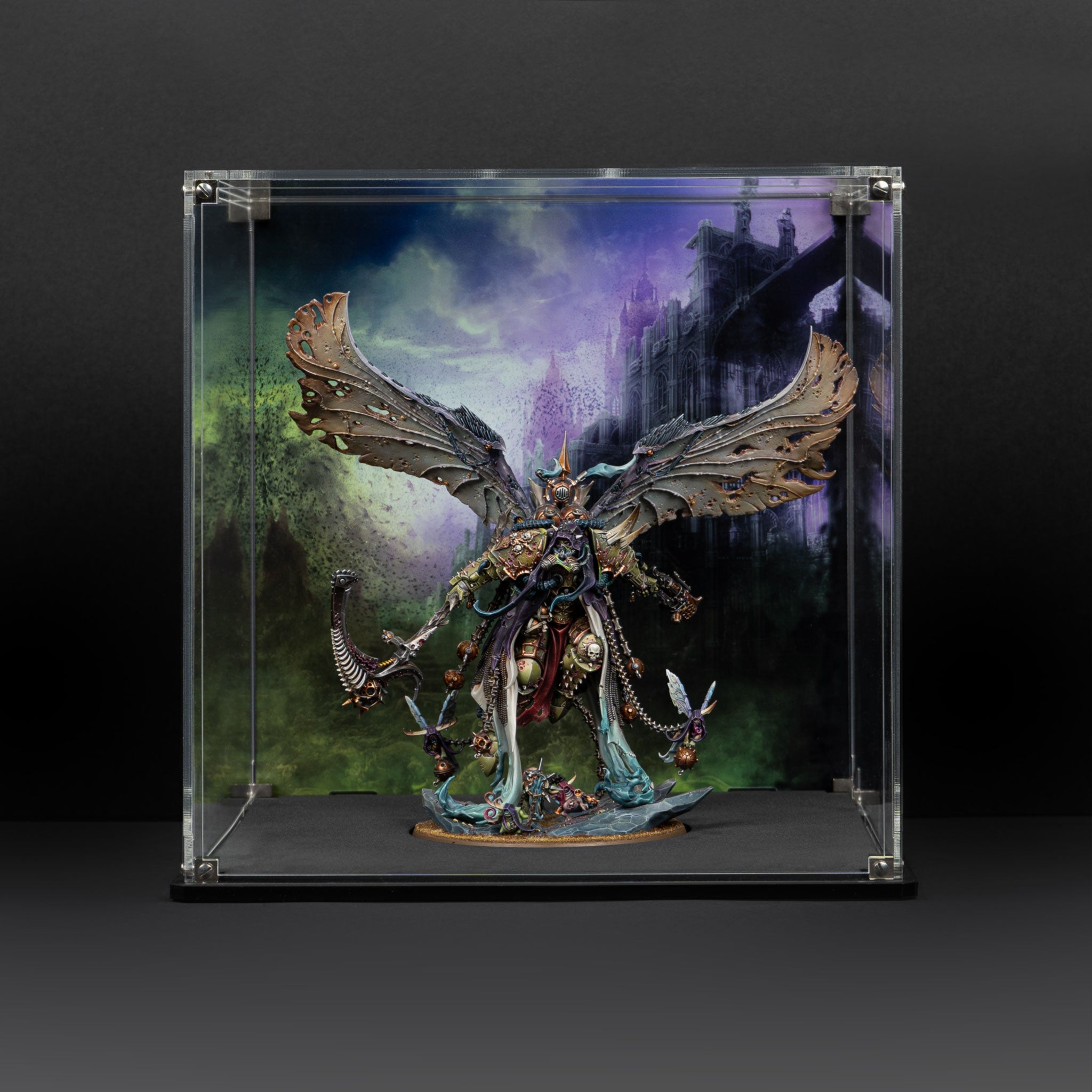 Display Case for Warhammer® 40,000 Mortarion Daemon Primarch of Nurgle