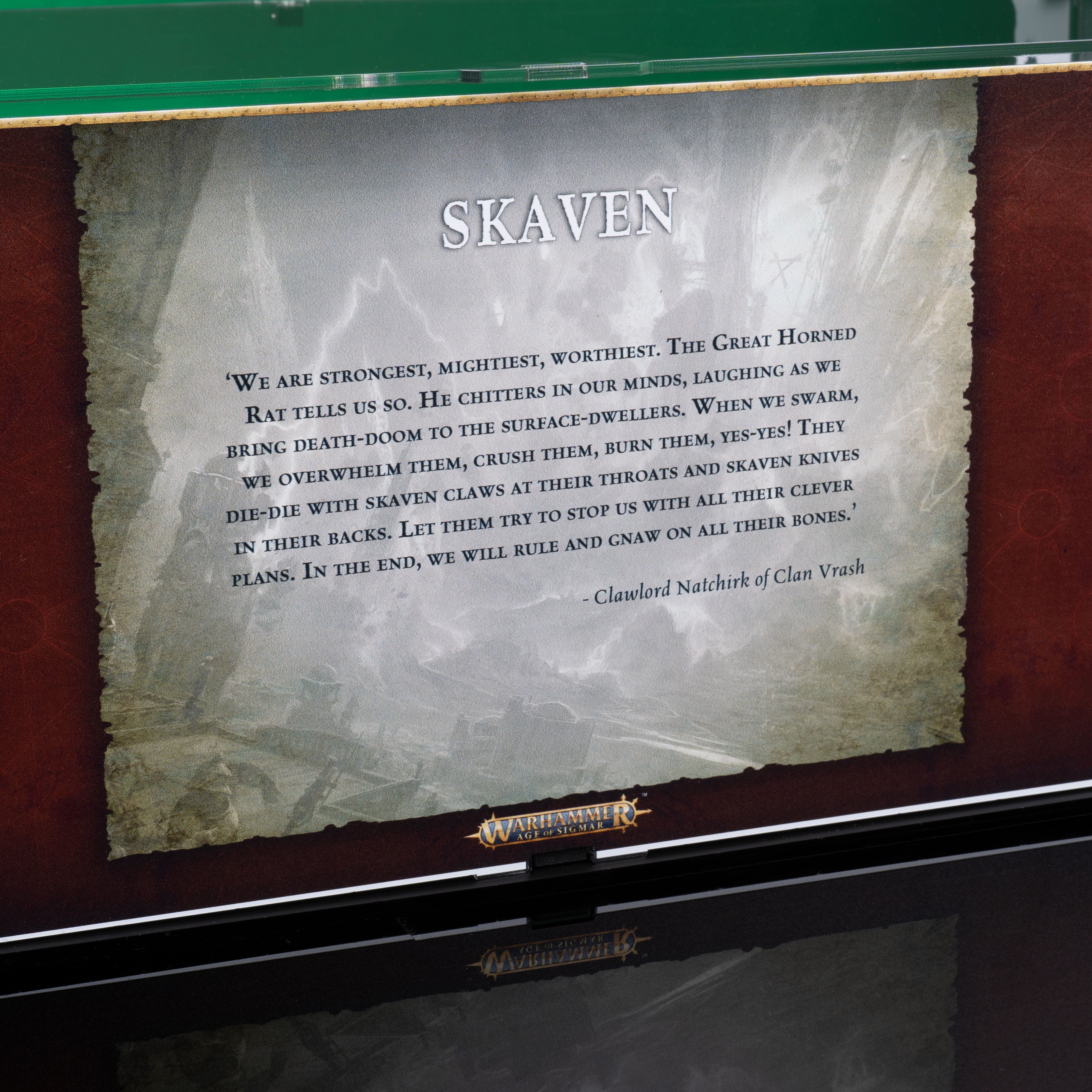 Limited Edition Display Case for Warhammer® Age of Sigmar: Skaventide - Skaven Army
