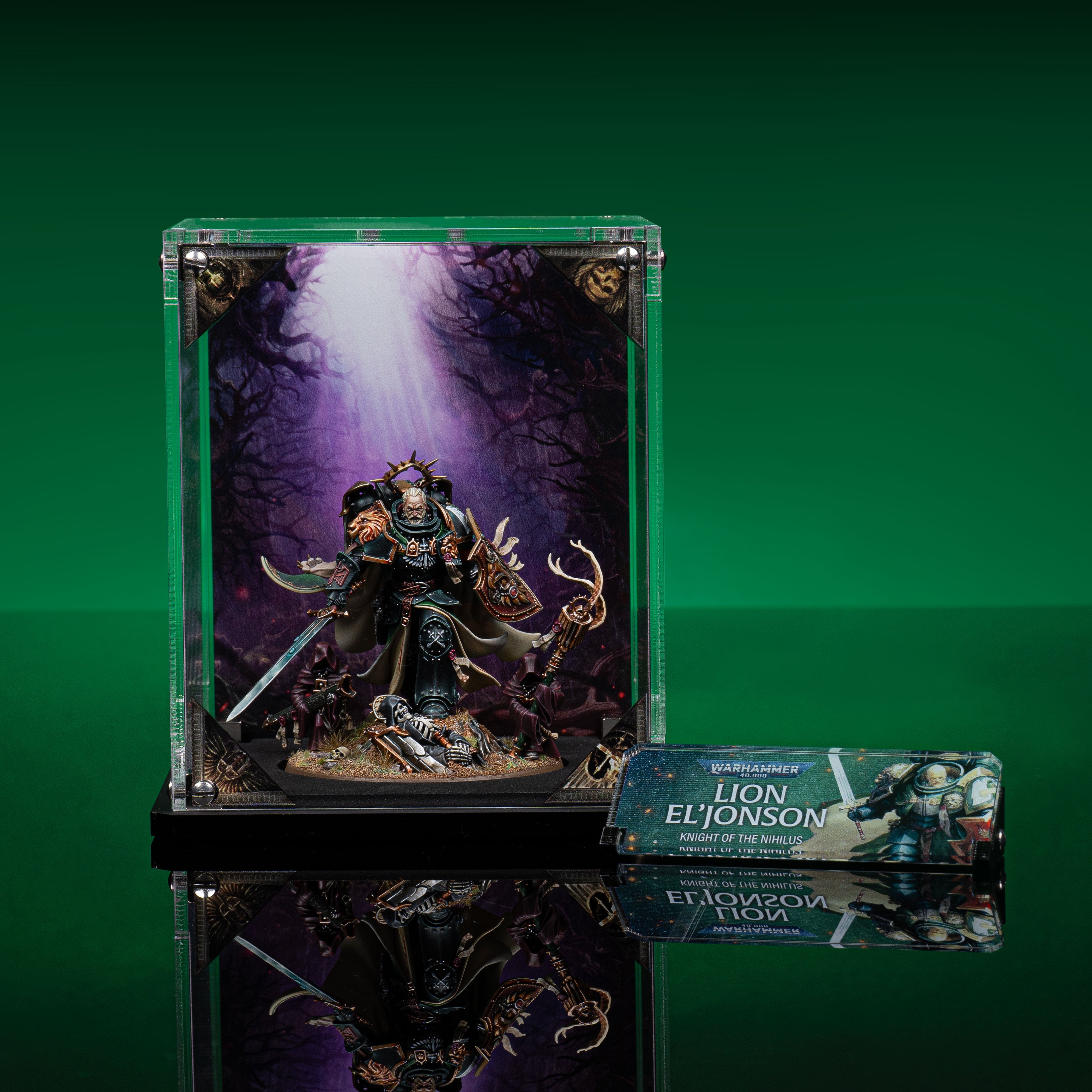 Limited Edition Display Case for Warhammer® 40,000 Dark Angels Lion El’Jonson