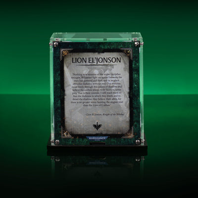 Limited Edition Display Case for Warhammer® 40,000 Dark Angels Lion El’Jonson