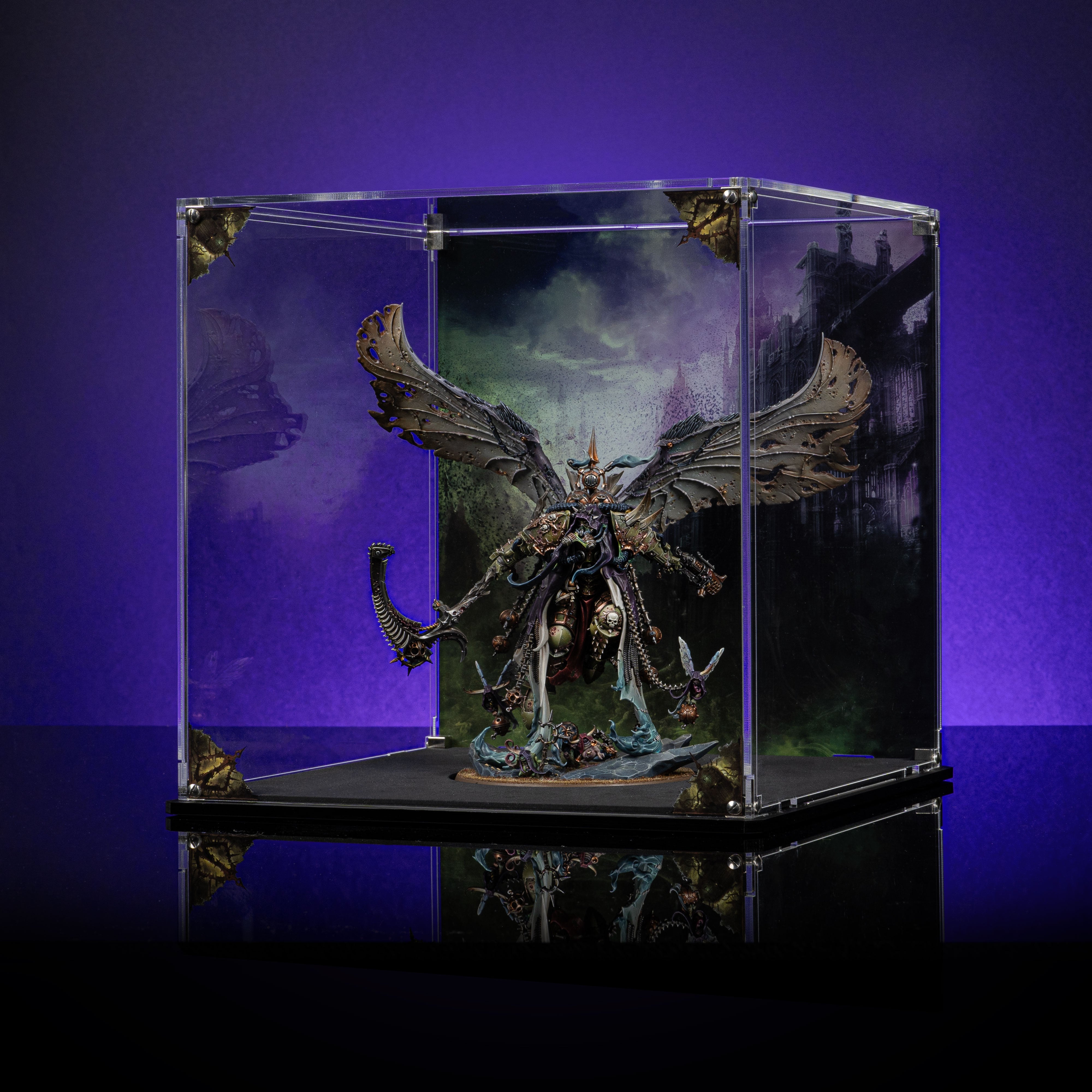 Limited Edition Display Case for Warhammer® 40,000 Mortarion, Daemon Primarch of Nurgle