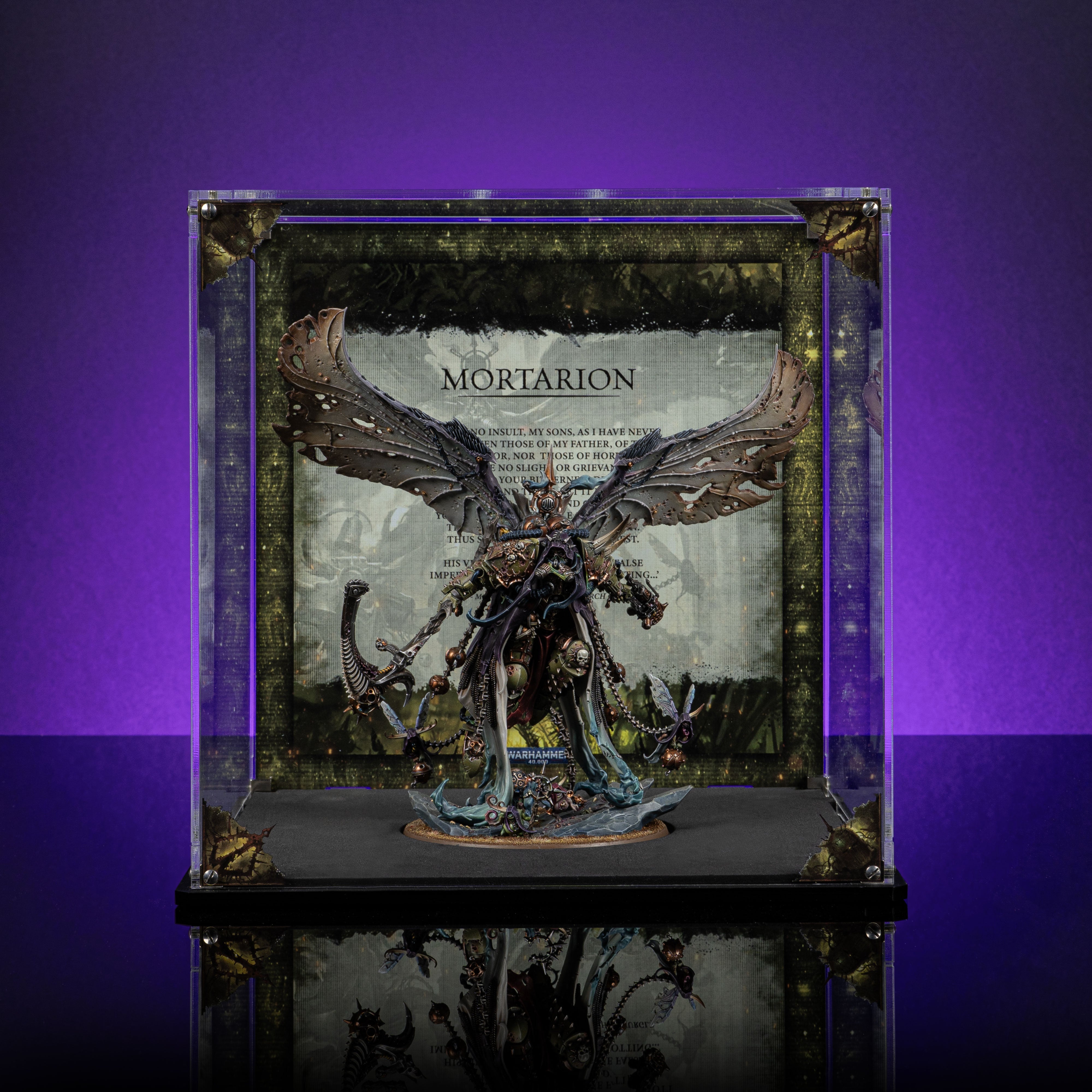 Limited Edition Display Case for Warhammer® 40,000 Mortarion, Daemon Primarch of Nurgle