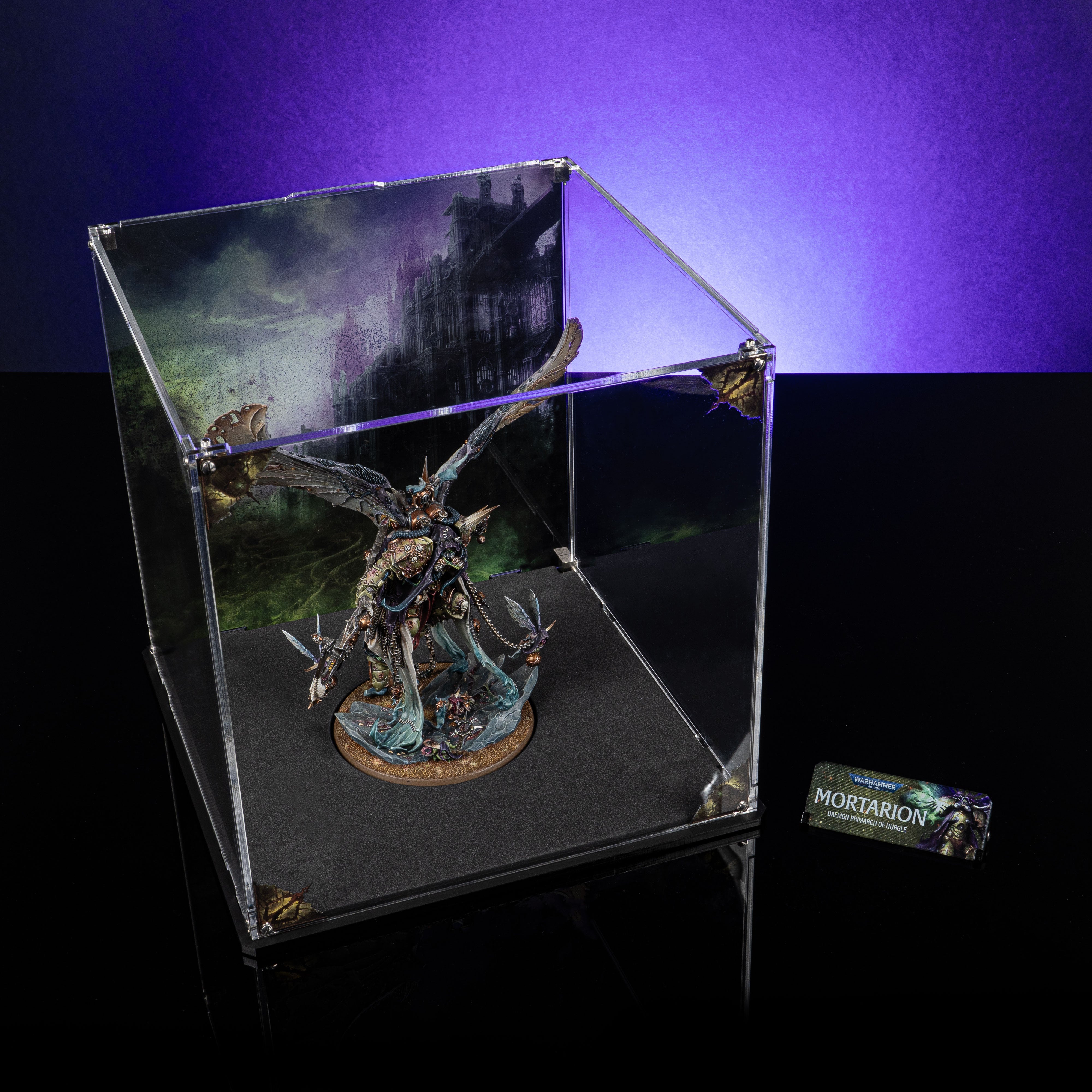 Limited Edition Display Case for Warhammer® 40,000 Mortarion, Daemon Primarch of Nurgle