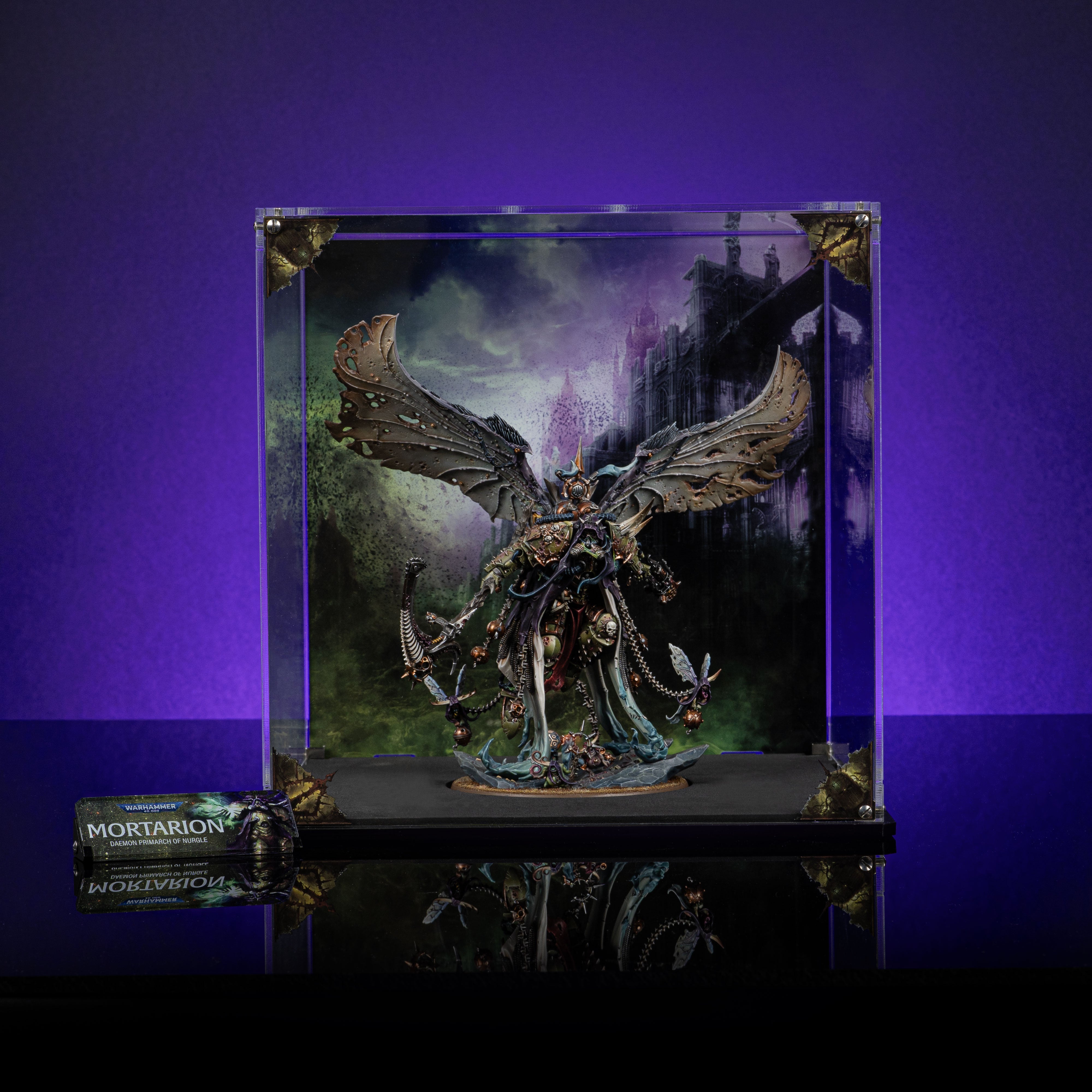 Limited Edition Display Case for Warhammer® 40,000 Mortarion, Daemon Primarch of Nurgle