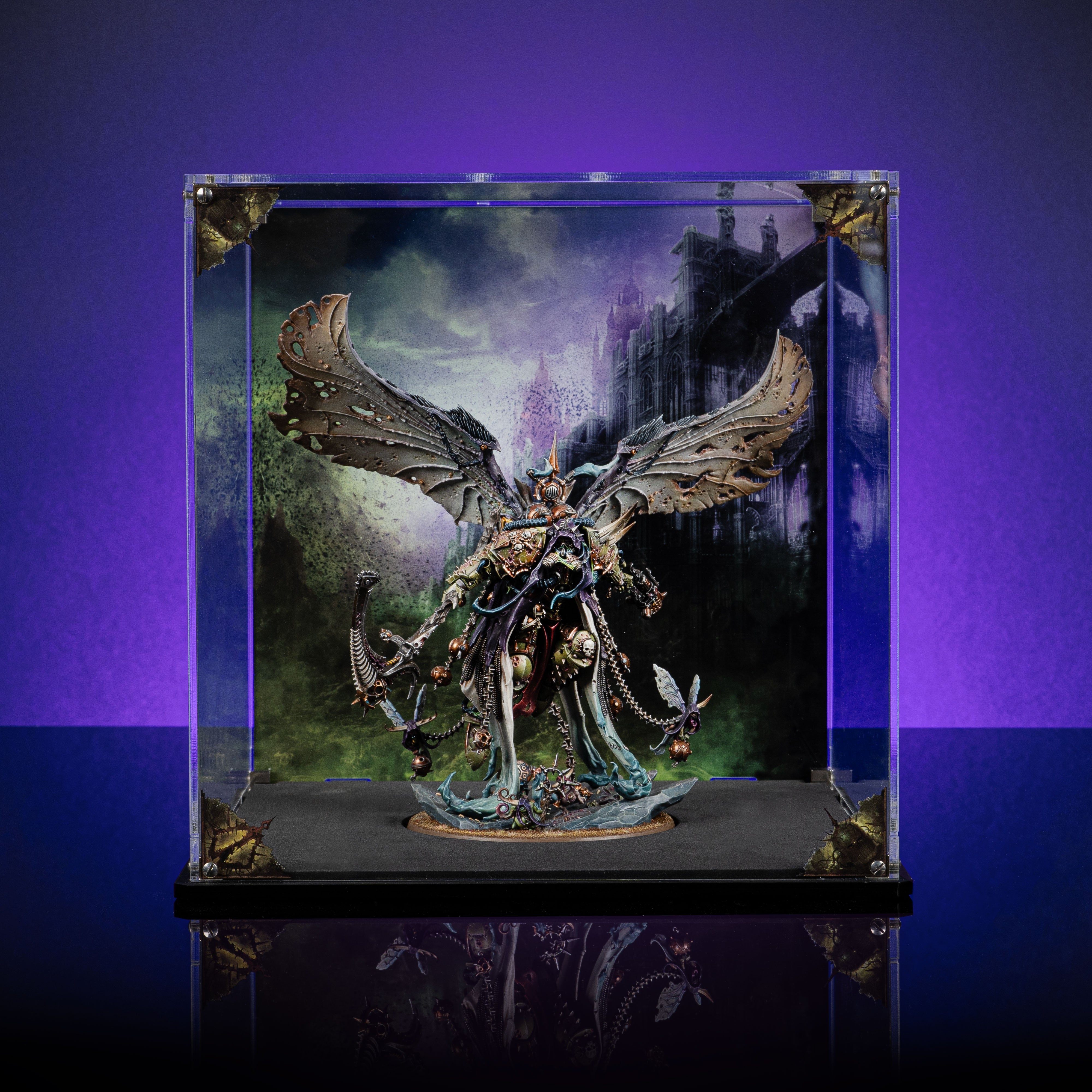 Limited Edition Display Case for Warhammer® 40,000 Mortarion, Daemon Primarch of Nurgle
