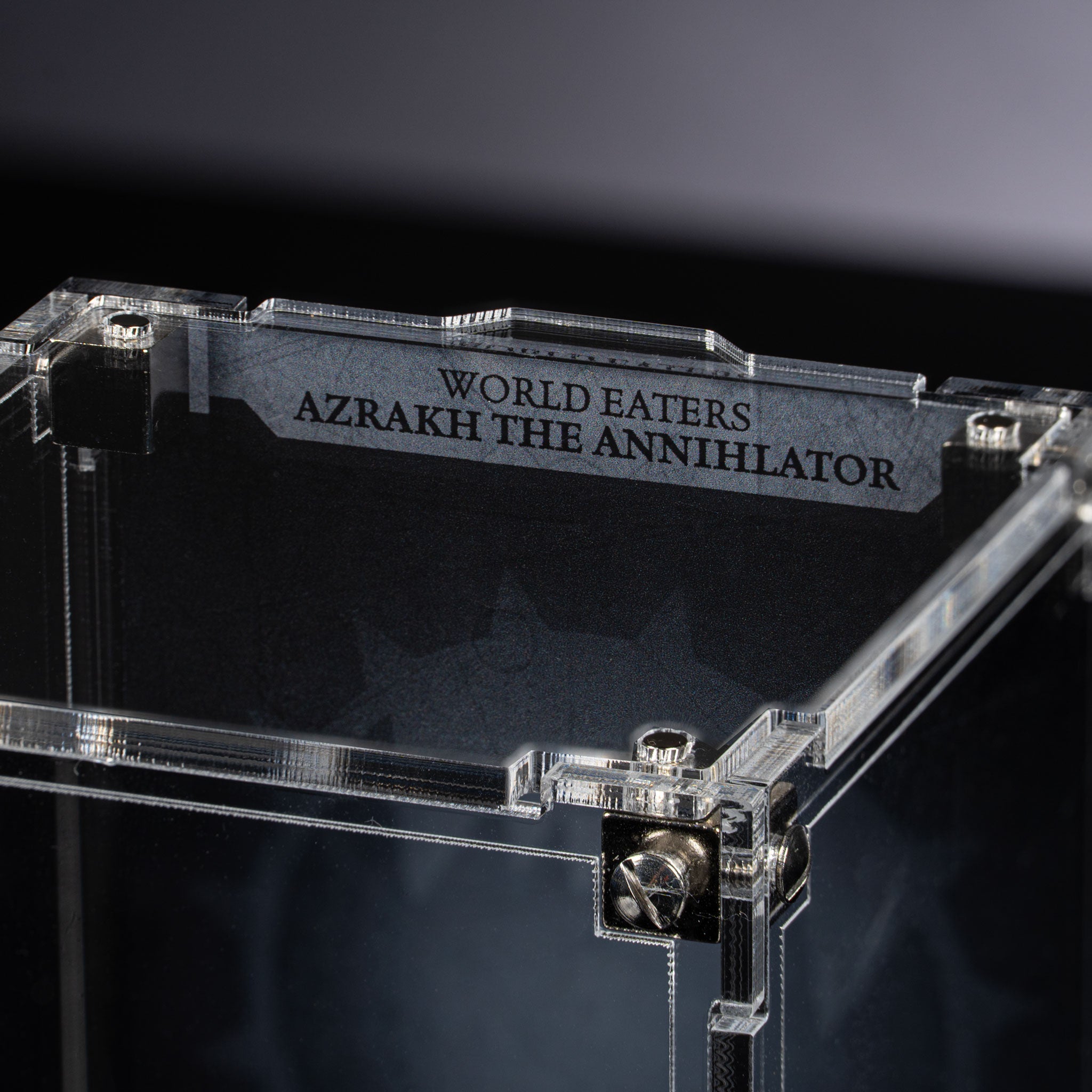 Display Case for Warhammer®+ World Eaters Terminator - Azrakh the Annihilator