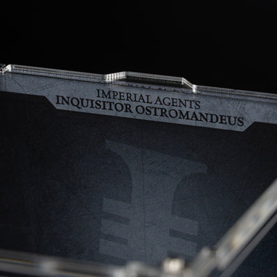 Display Case for Warhammer®+ Imperial Agents - Inquisitor Ostramandeus