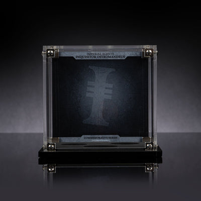 Display Case for Warhammer®+ Imperial Agents - Inquisitor Ostramandeus