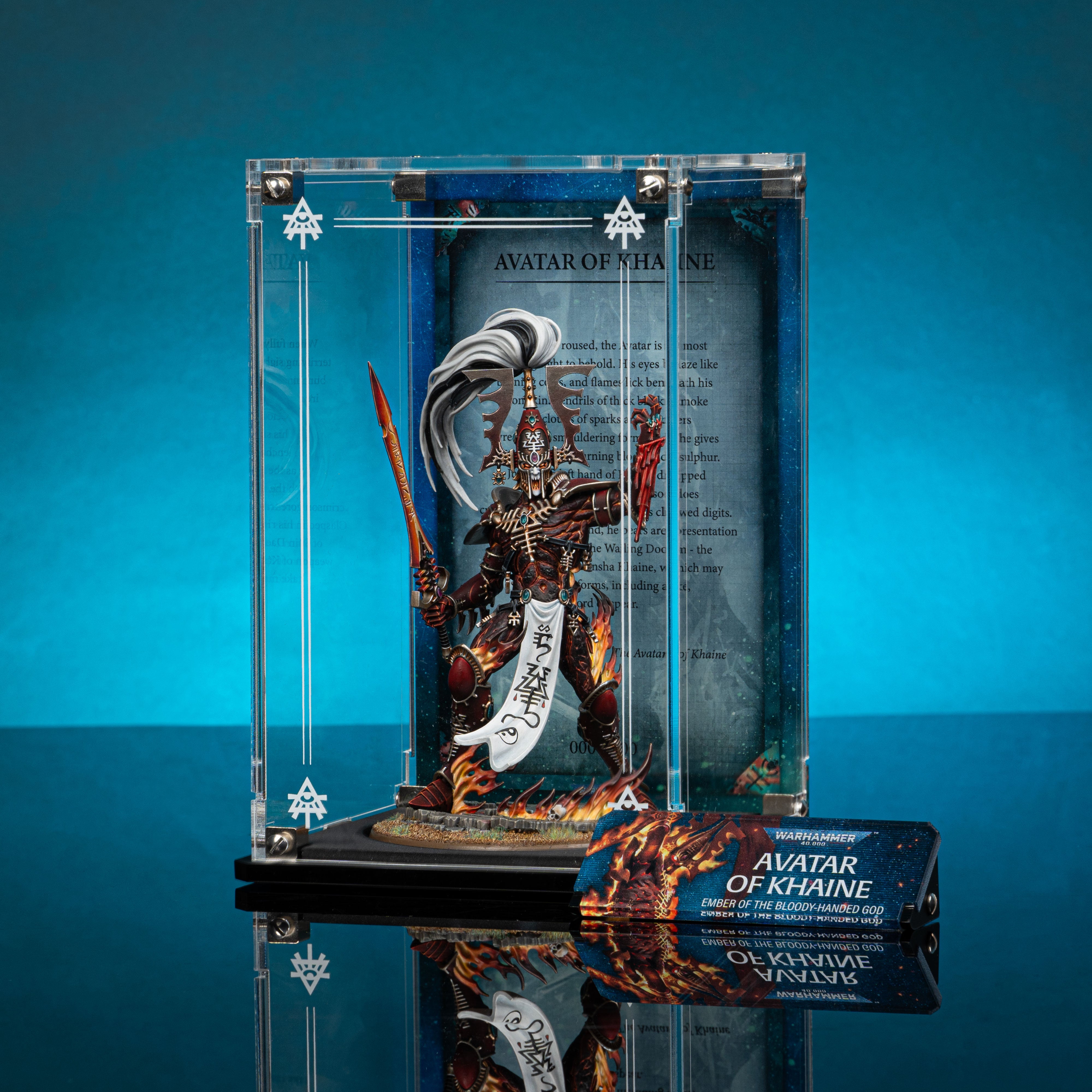 Limited Edition Display Case for Warhammer® 40,000 Avatar of Khaine