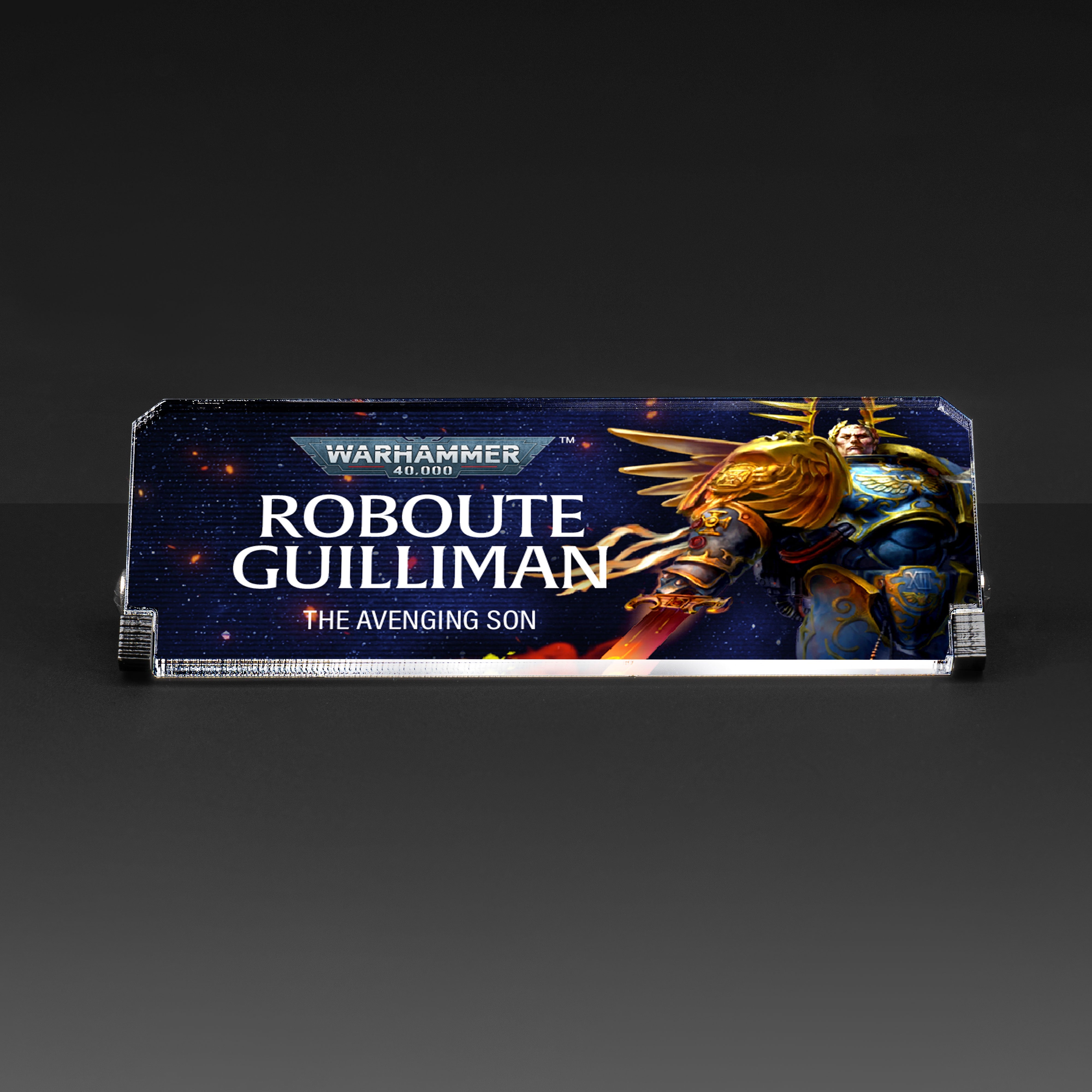 Plaque for Warhammer® 40,000 Roboute Guilliman