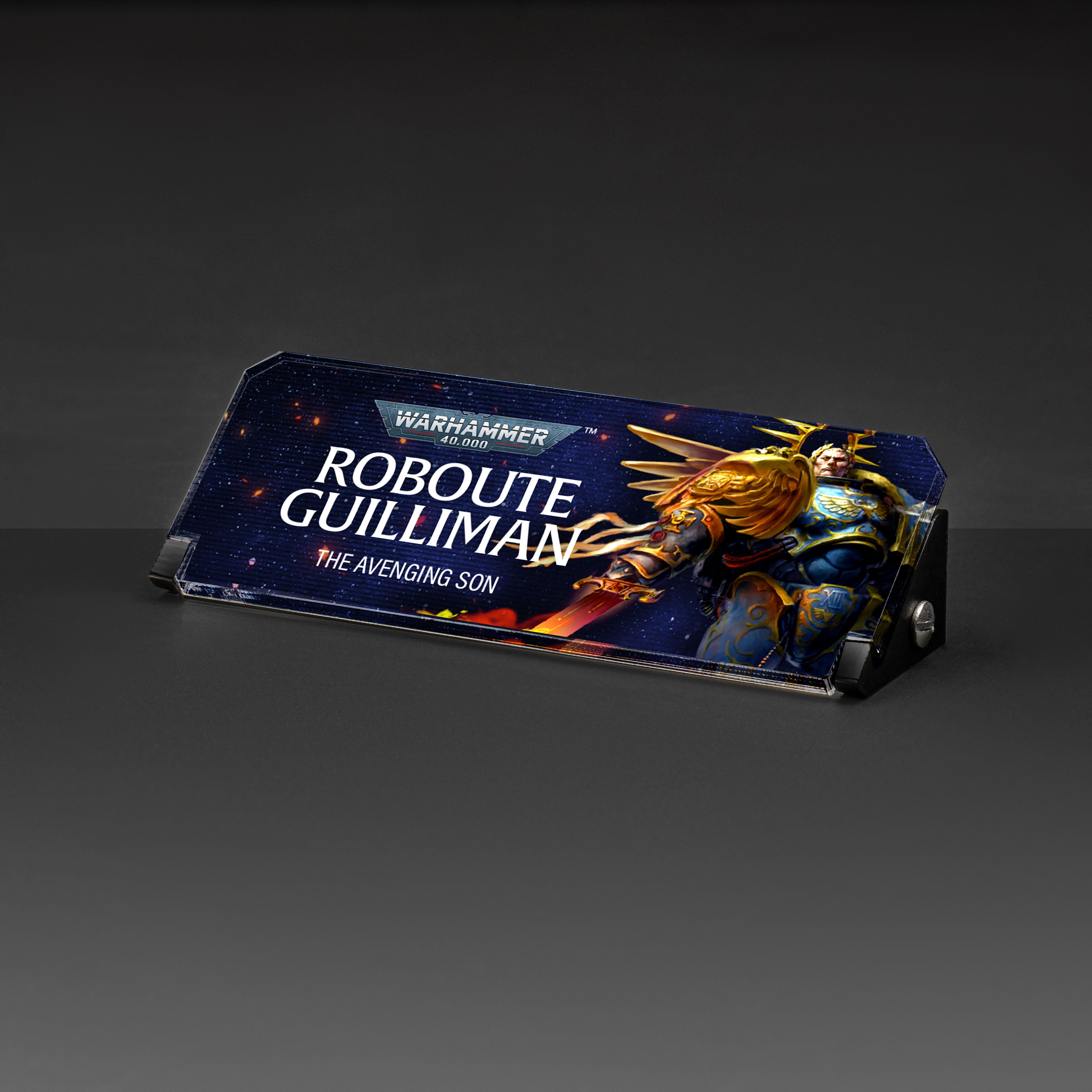 Plaque for Warhammer® 40,000 Roboute Guilliman