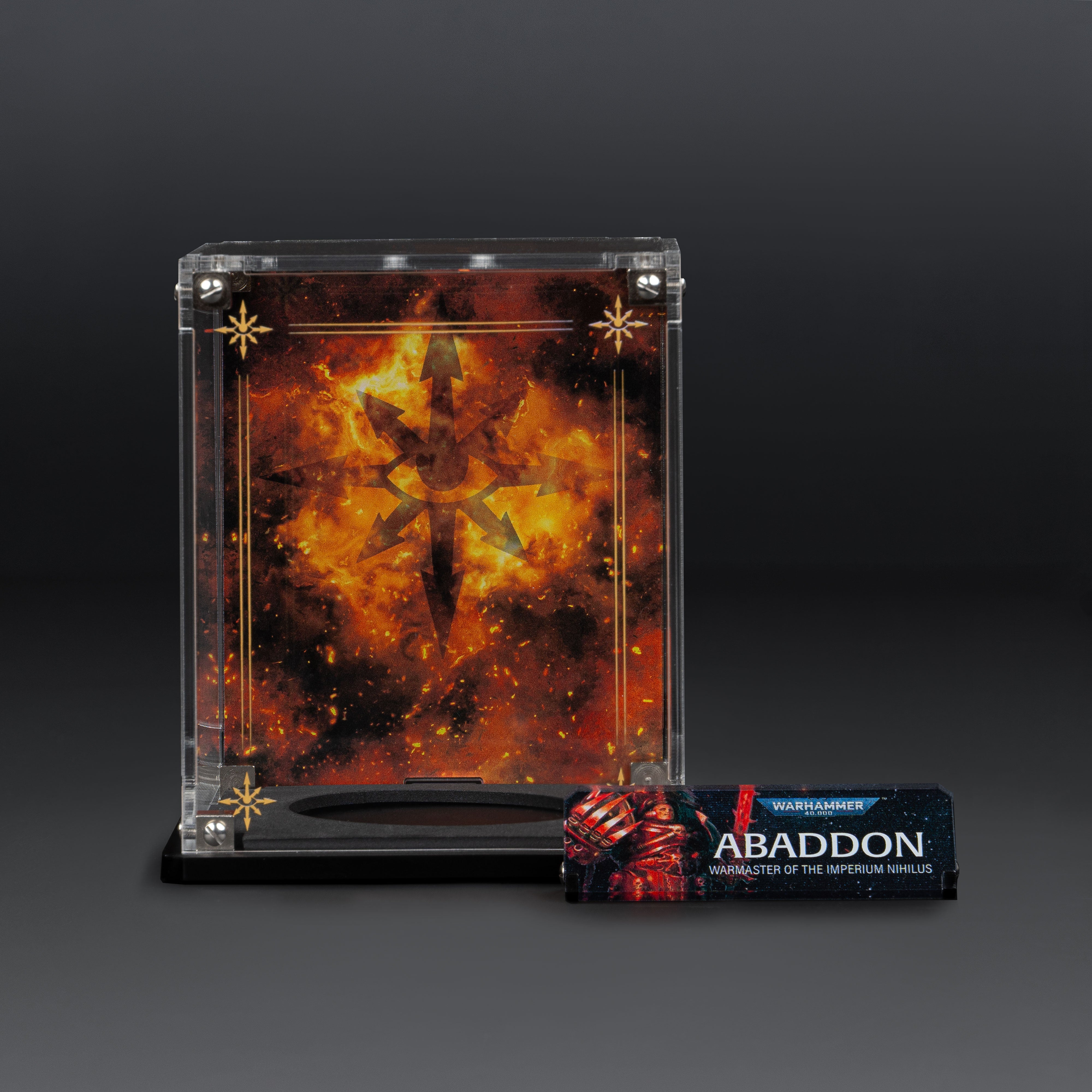 Display Case for Warhammer® 40,000 Abaddon the Despoiler