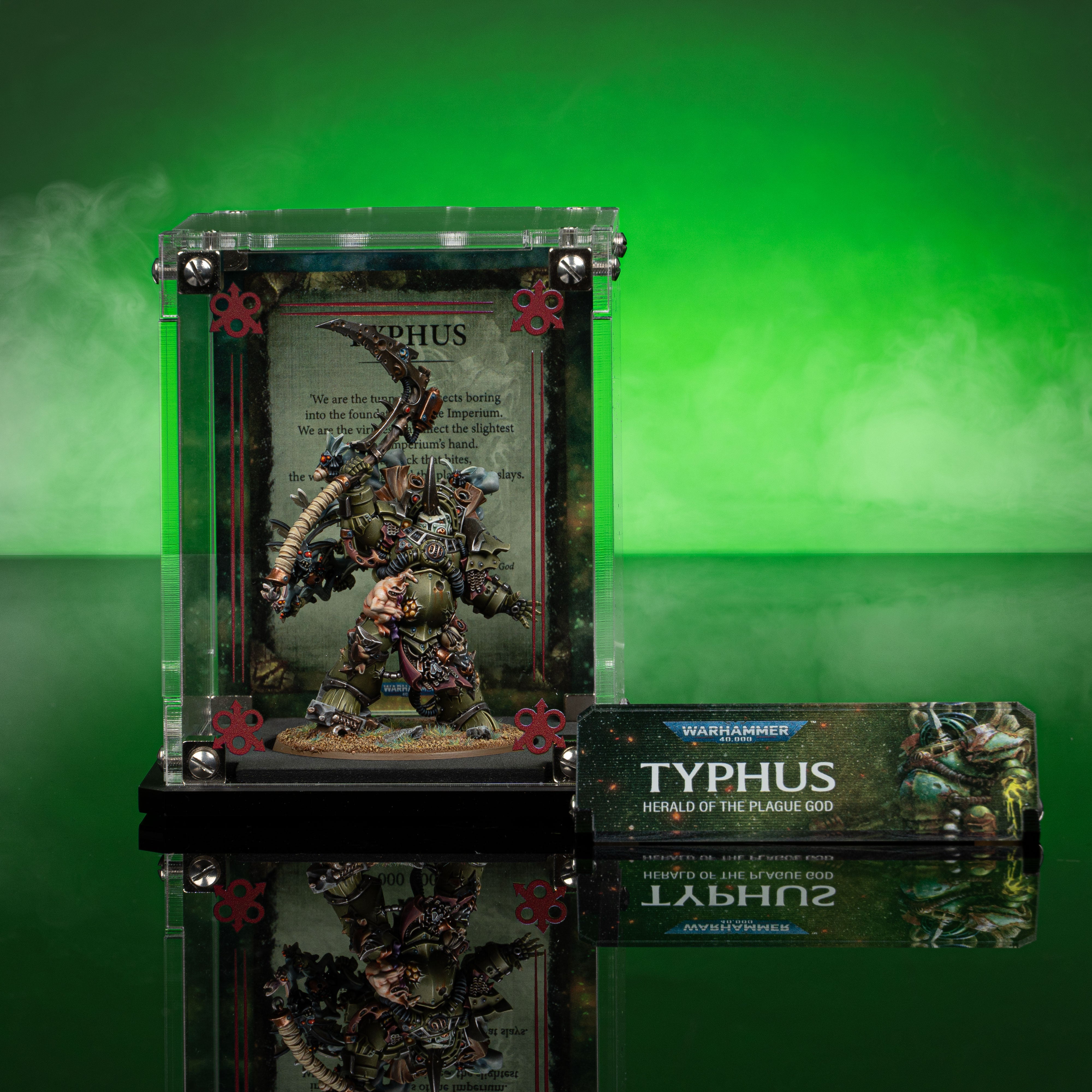 Limited Edition Display Case for Warhammer® 40,000 Typhus, Herald of the Plague God