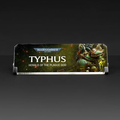 Plaque for Warhammer® 40,000 Typhus, Herald of the Plague God