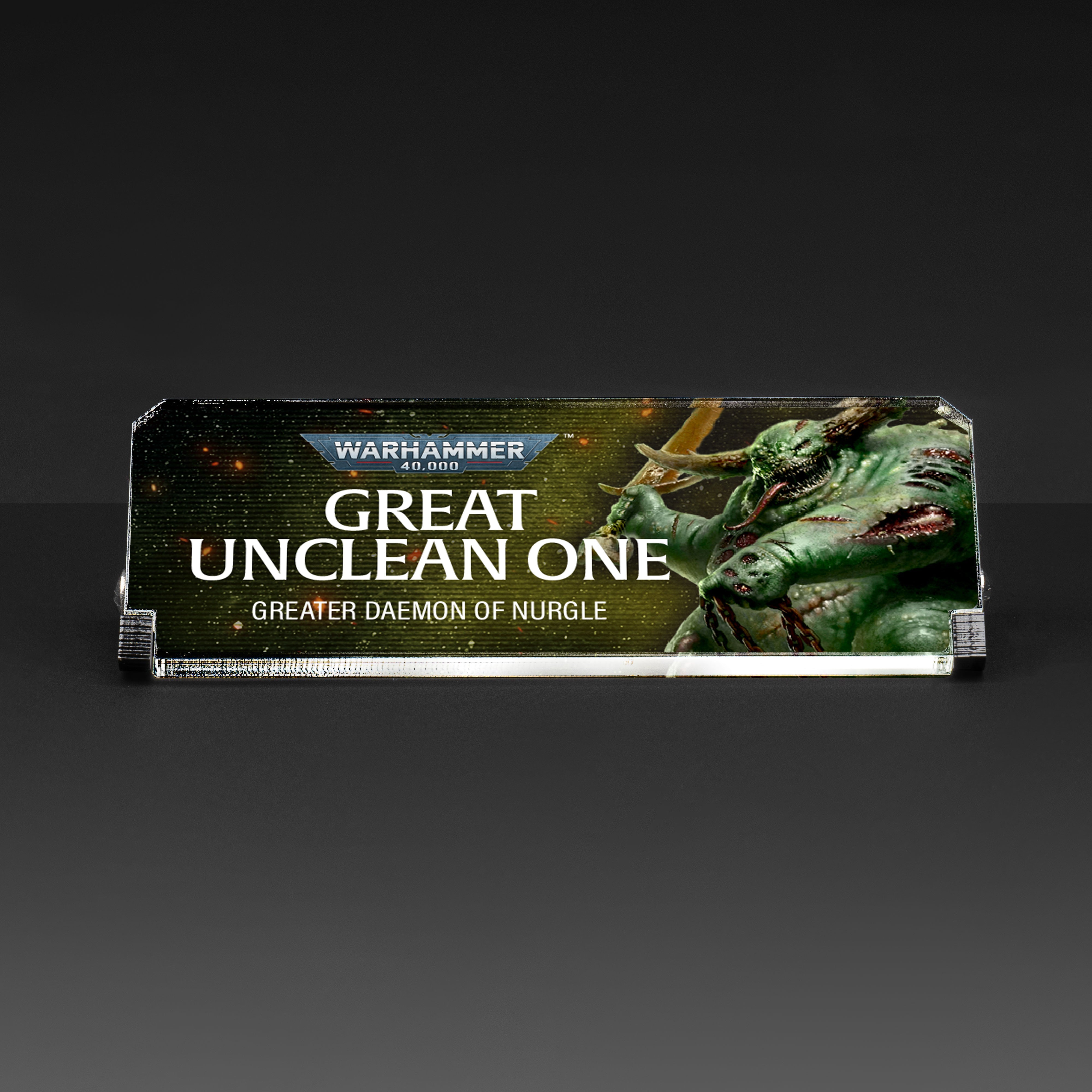 Plaque for Warhammer® 40,000 Great Unclean One