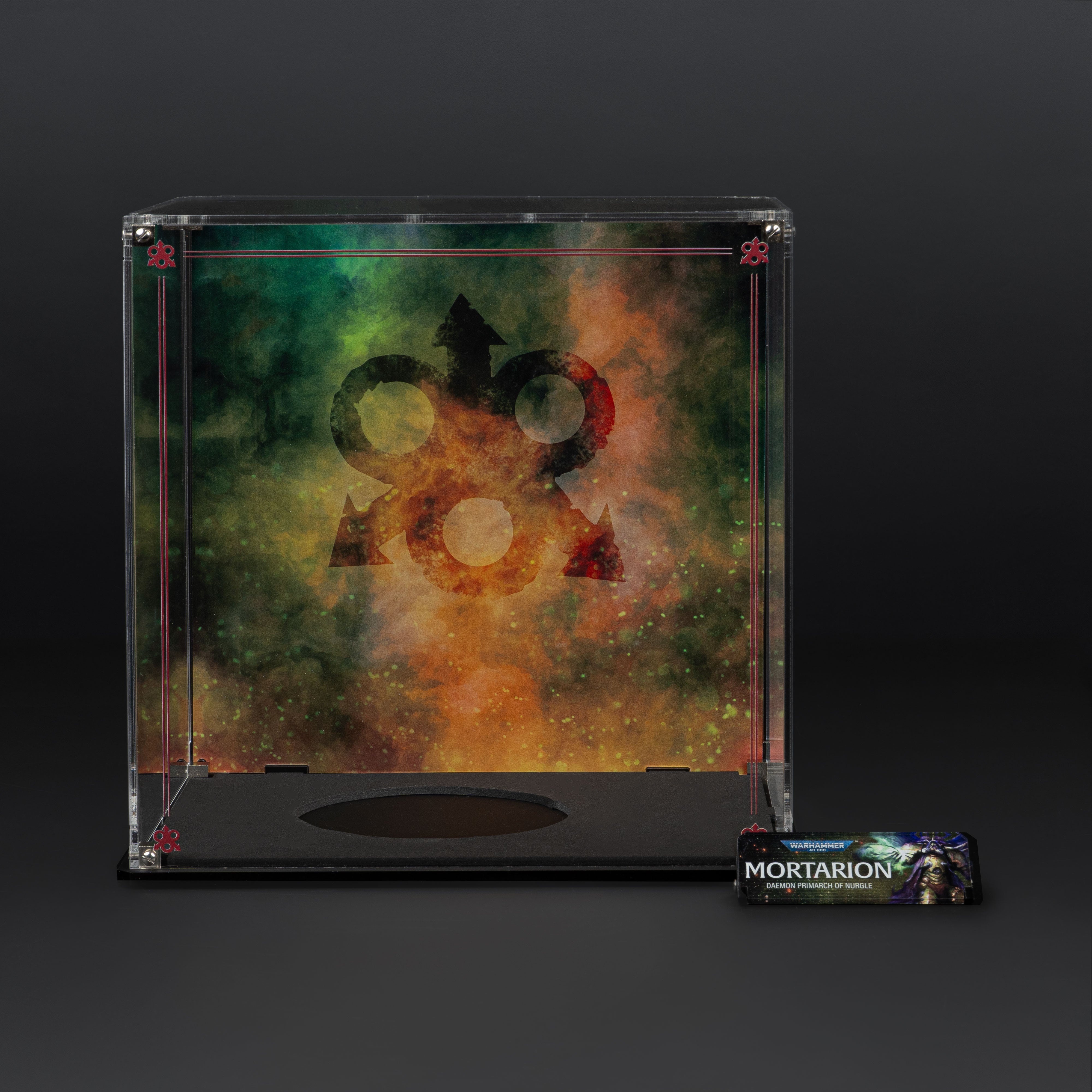 Display Case for Warhammer® 40,000 Mortarion, Daemon Primarch of Nurgle