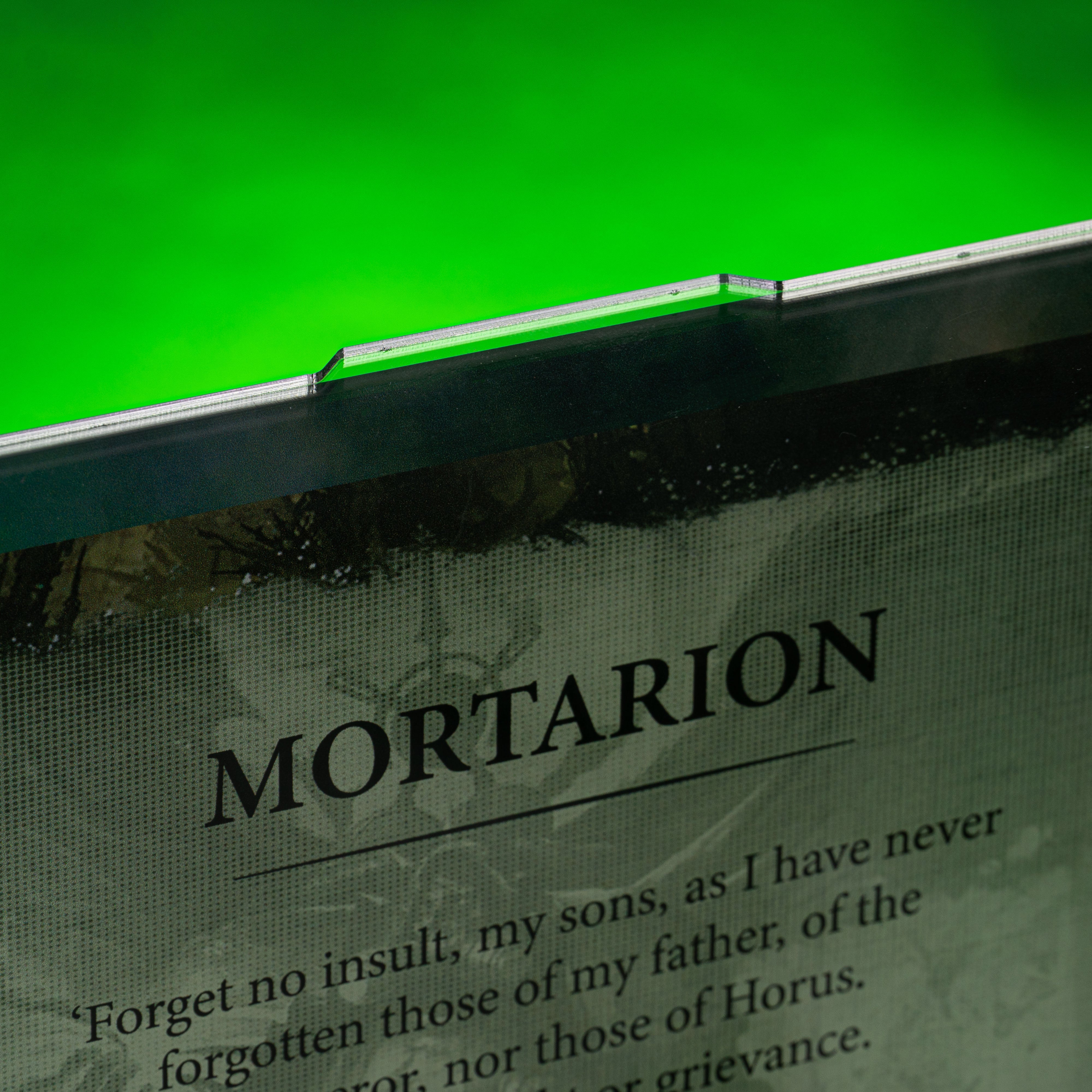 Limited Edition Display Case for Warhammer® 40,000 Mortarion, Daemon Primarch of Nurgle