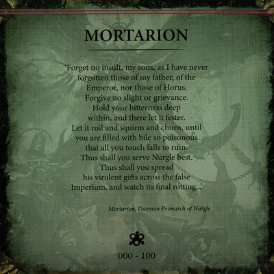 Limited Edition Display Case for Warhammer® 40,000 Mortarion, Daemon Primarch of Nurgle