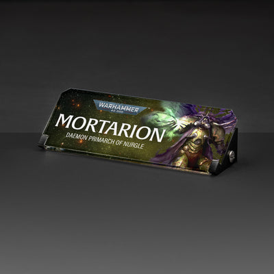 Plaque for Warhammer® 40,000 Mortarion, Daemon Primarch of Nurgle