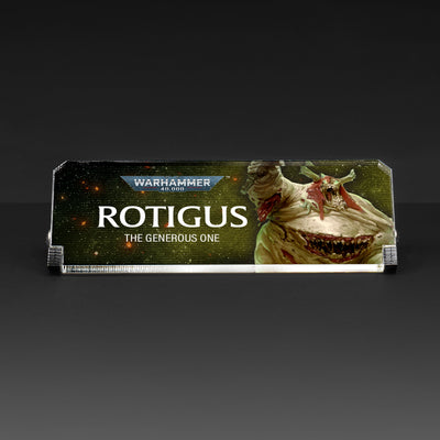 Plaque for Warhammer® 40,000 Rotigus