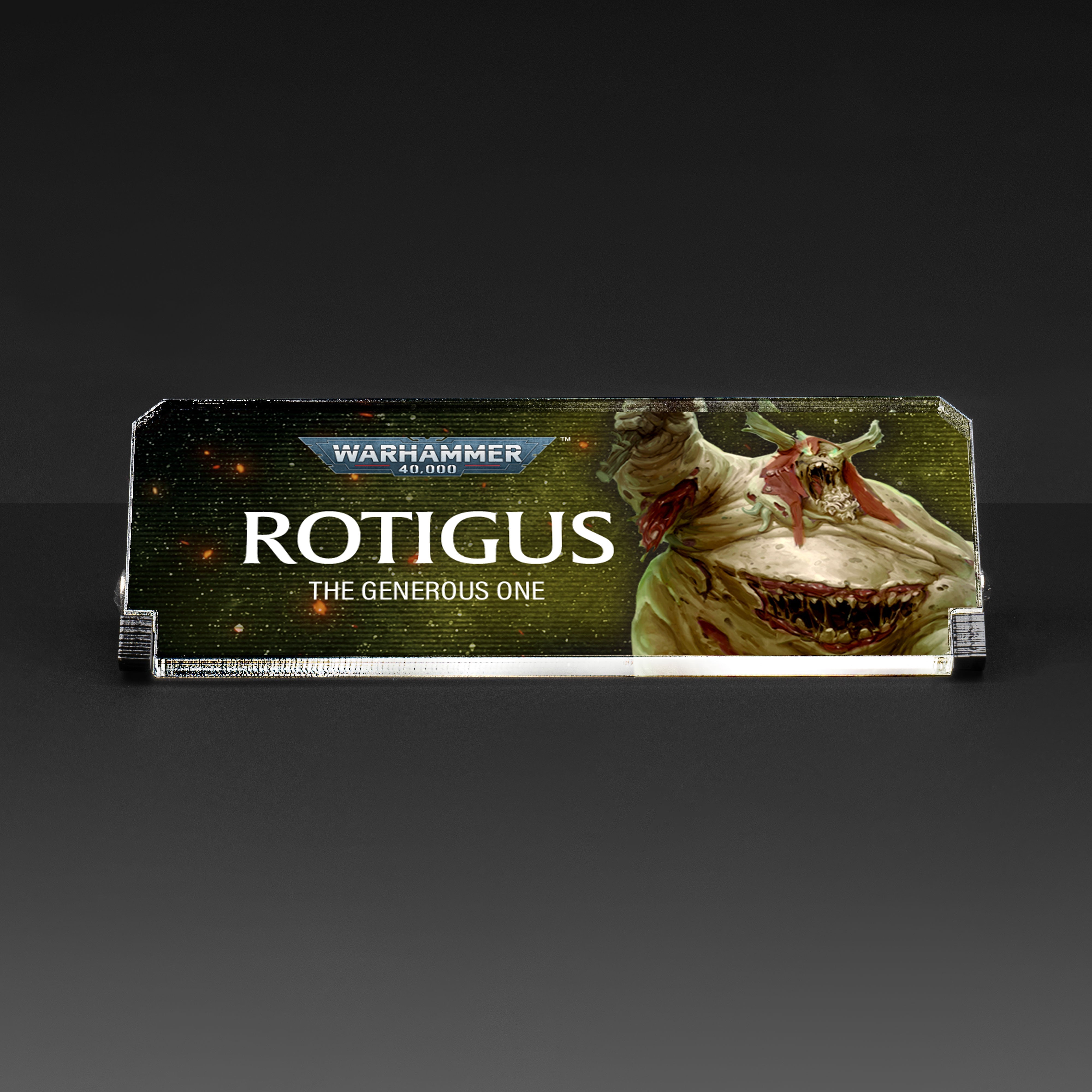 Plaque for Warhammer® 40,000 Rotigus