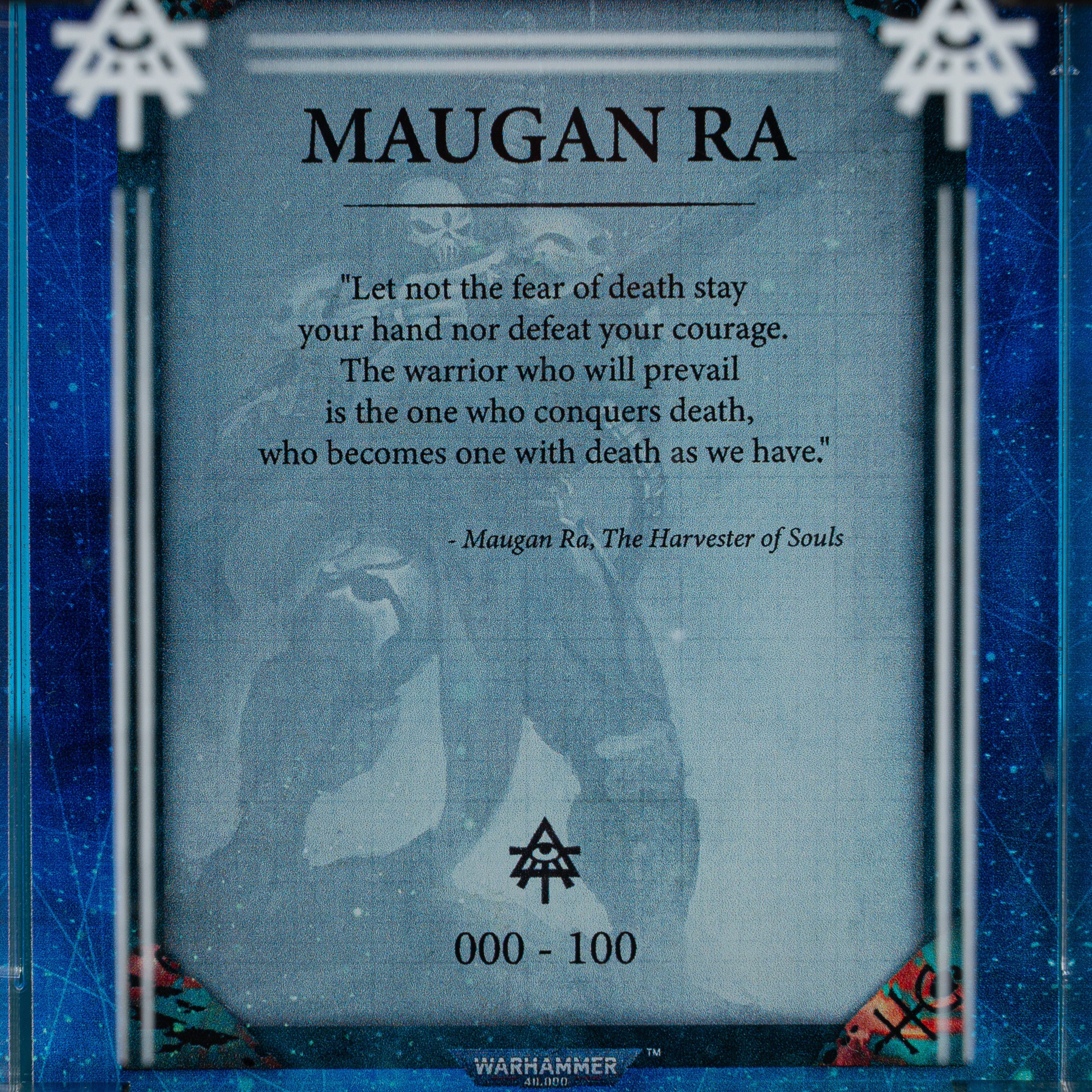 Limited Edition Display Case for Warhammer® 40,000 Maugan Ra