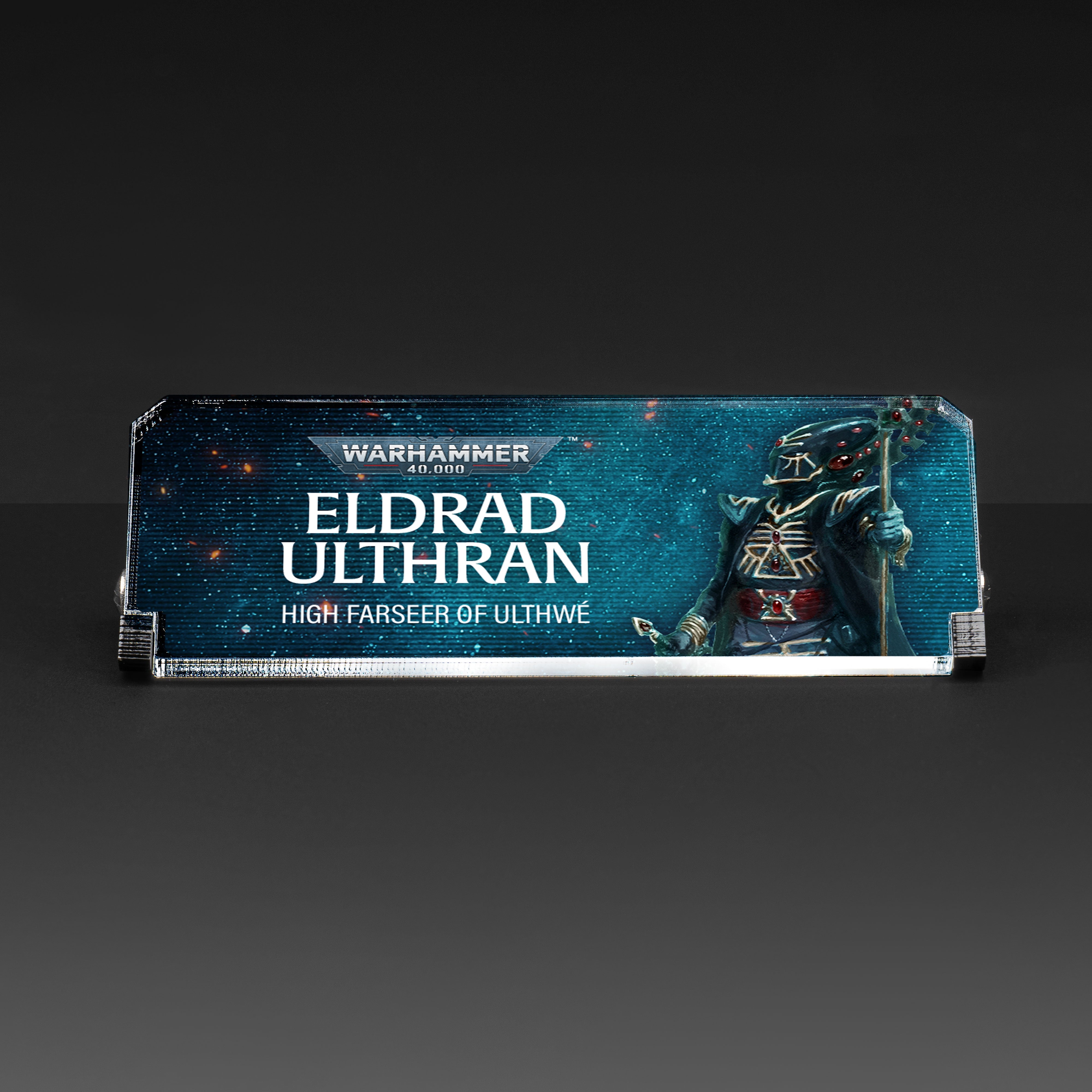 Plaque for Warhammer® 40,000 Eldrad Ulthran