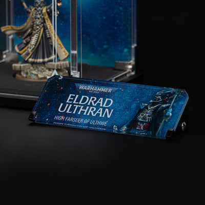 Display Case for Warhammer® 40,000 Eldrad Ulthran
