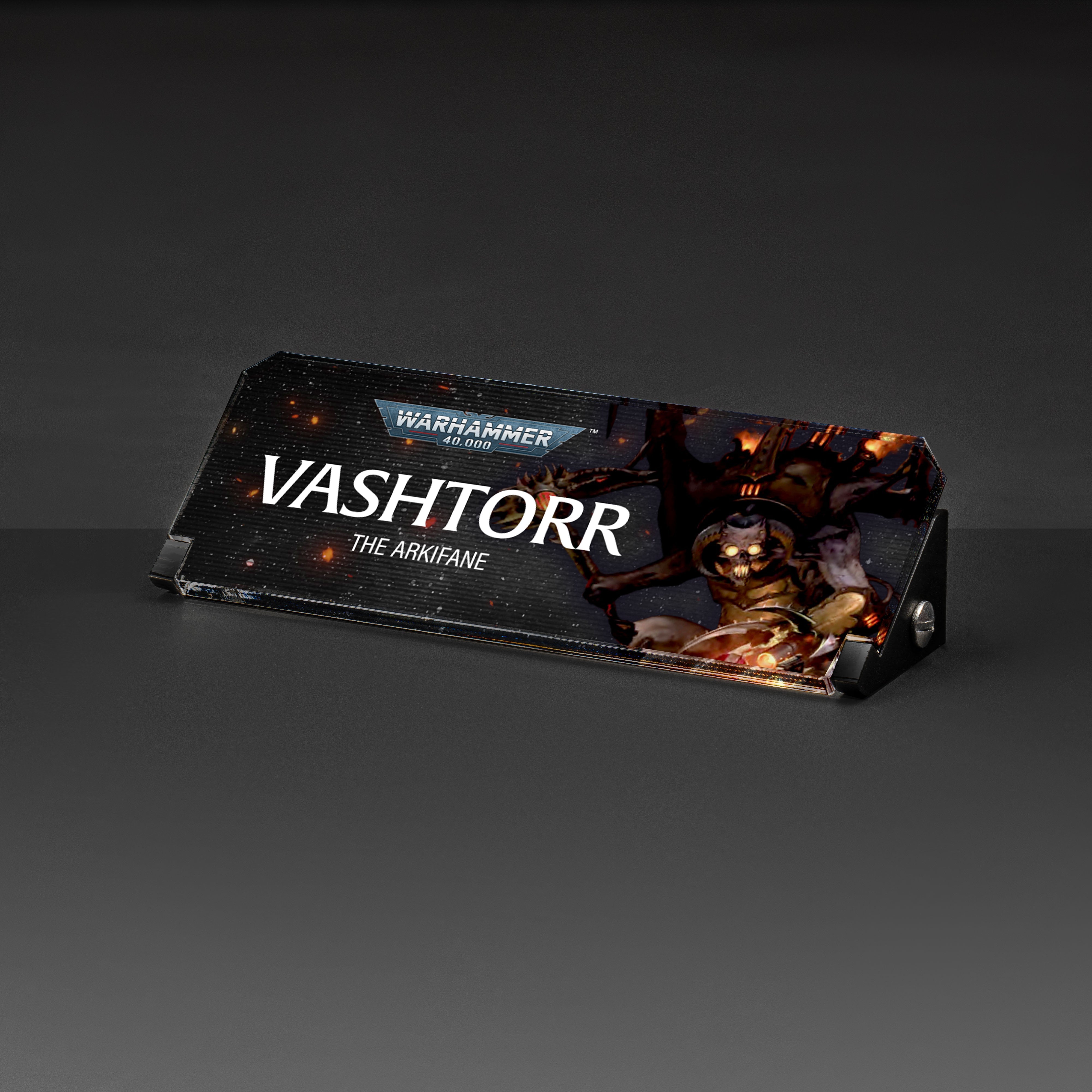 Plaque for Warhammer® 40,000 Vashtorr the Arkifane