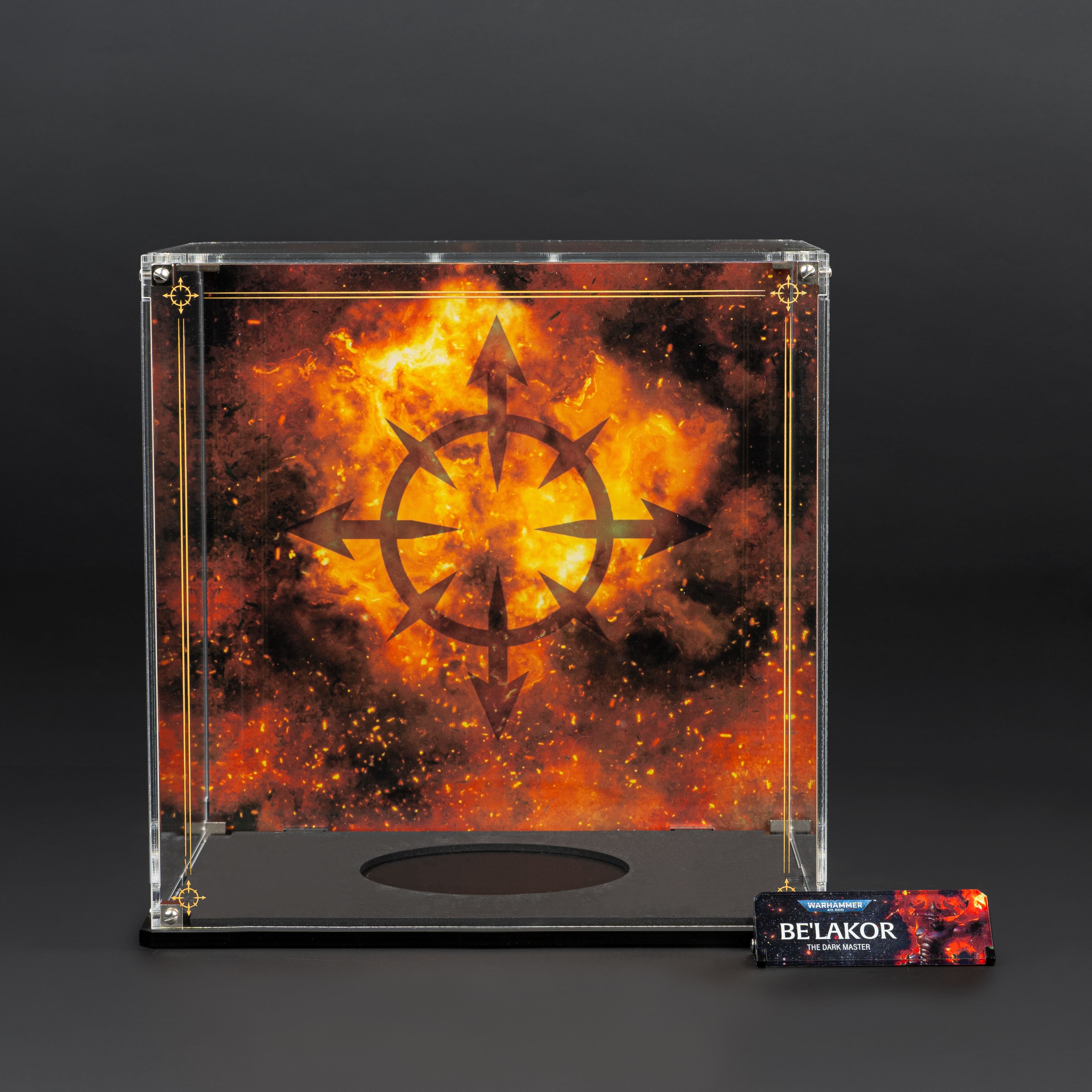 Display Case for Warhammer® 40,000 Be'lakor, the Dark Master
