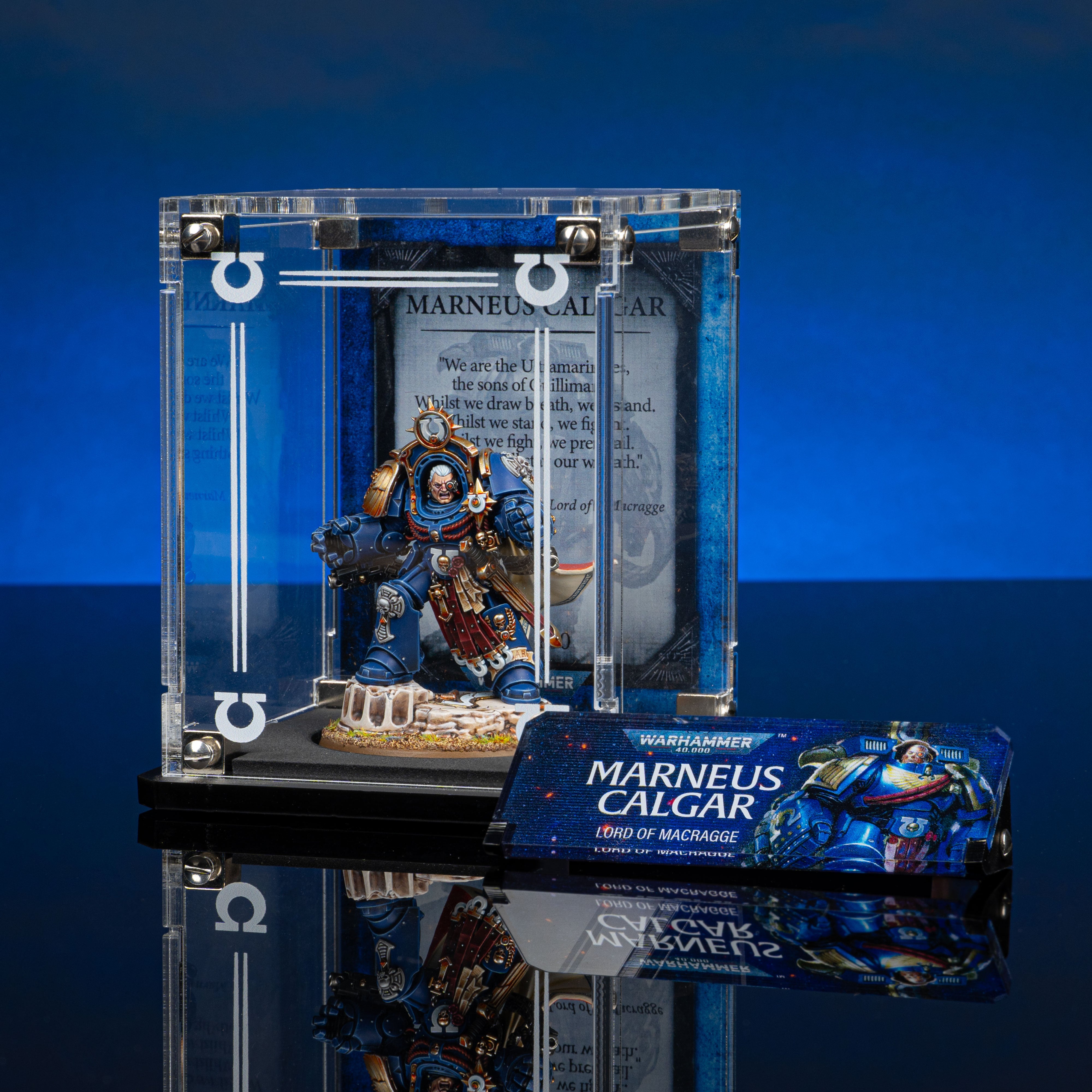 Limited Edition Display Case for Warhammer® 40,000 Marneus Calgar in Armour of Antilochus