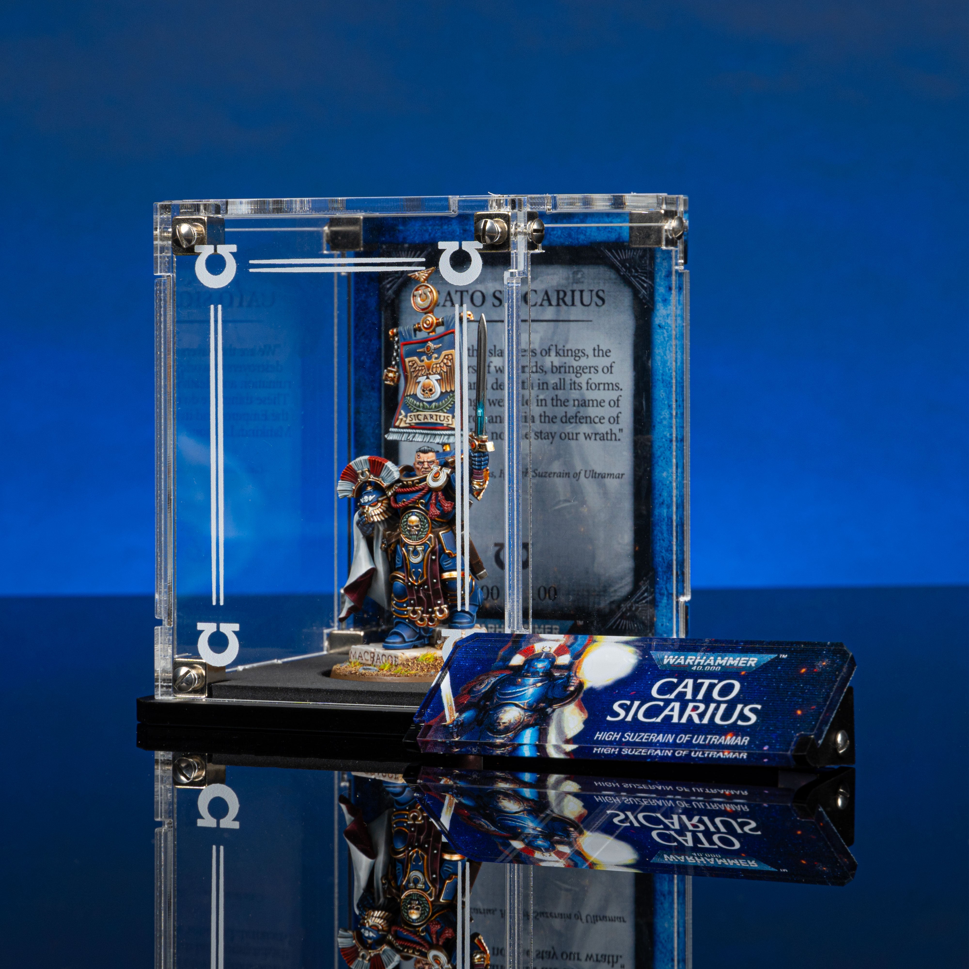 Limited Edition Display Case for Warhammer® 40,000 Cato Sicarius