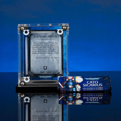 Limited Edition Display Case for Warhammer® 40,000 Cato Sicarius