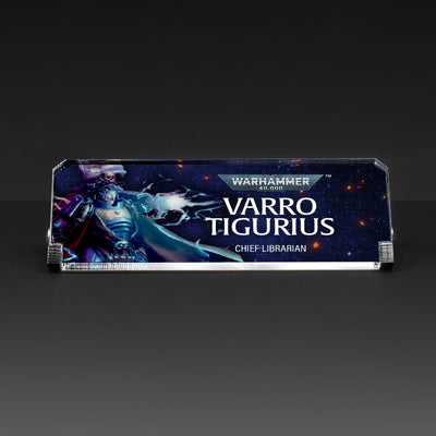 Plaque for Warhammer® 40,000 Varro Tigurius