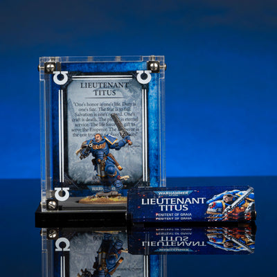 Limited Edition Display Case for Warhammer® 40,000 Lieutenant Titus