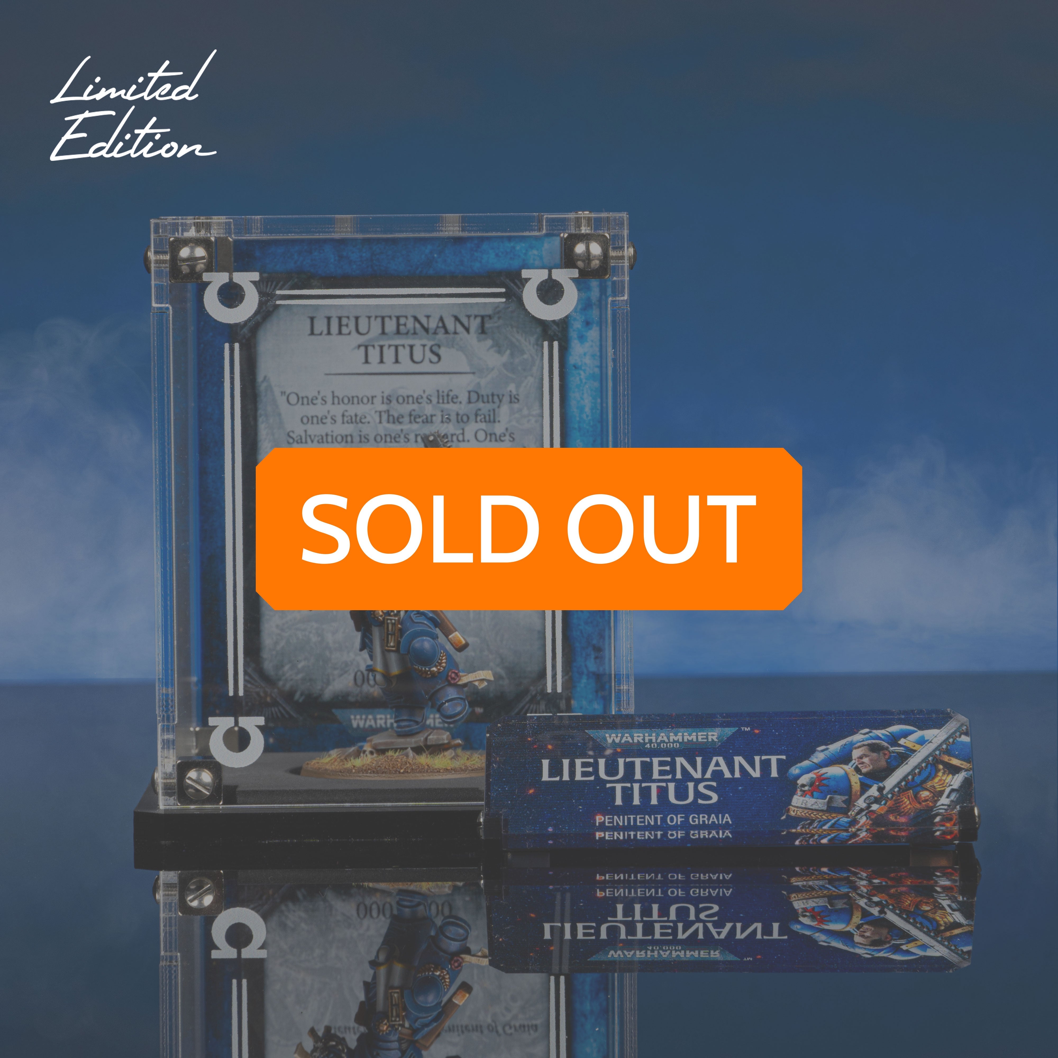 Limited Edition Display Case for Warhammer® 40,000 Lieutenant Titus
